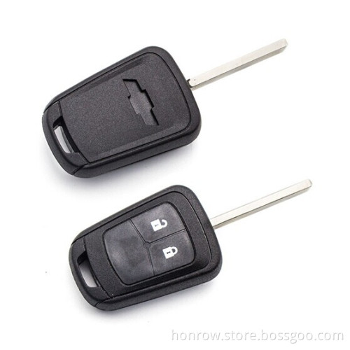 For Chevrolet 2 button remote key blank shell